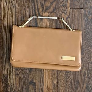 Vintage leather clutch
